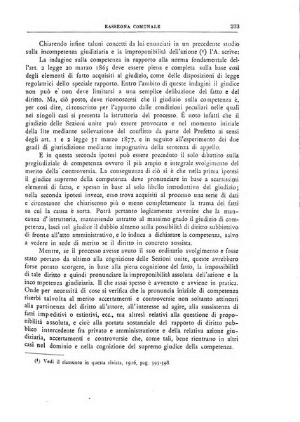 Rassegna comunale studi, legislazione, giurisprudenza, cronache con speciale riguardo ai poteri doi polizia ed ai servizi pubblici