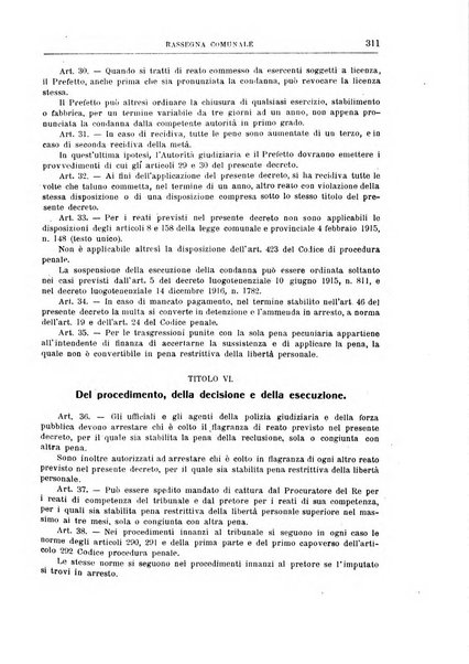 Rassegna comunale studi, legislazione, giurisprudenza, cronache con speciale riguardo ai poteri doi polizia ed ai servizi pubblici