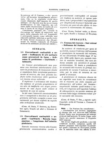 Rassegna comunale studi, legislazione, giurisprudenza, cronache con speciale riguardo ai poteri doi polizia ed ai servizi pubblici