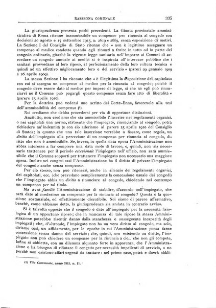 Rassegna comunale studi, legislazione, giurisprudenza, cronache con speciale riguardo ai poteri doi polizia ed ai servizi pubblici