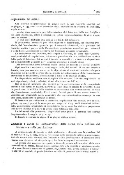 Rassegna comunale studi, legislazione, giurisprudenza, cronache con speciale riguardo ai poteri doi polizia ed ai servizi pubblici