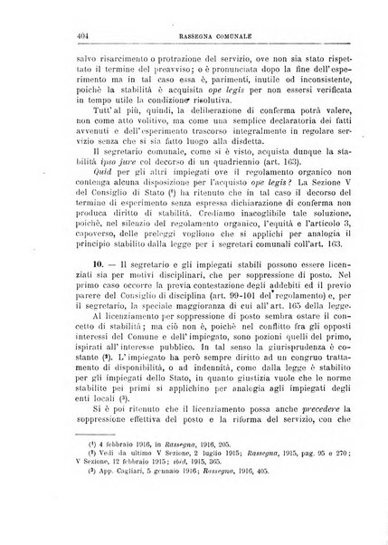 Rassegna comunale studi, legislazione, giurisprudenza, cronache con speciale riguardo ai poteri doi polizia ed ai servizi pubblici