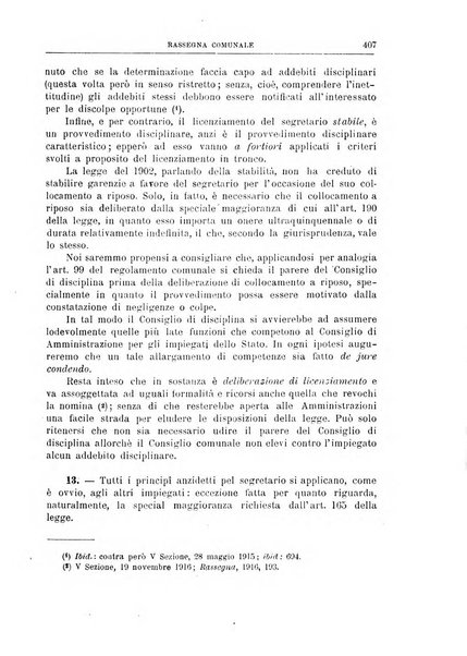 Rassegna comunale studi, legislazione, giurisprudenza, cronache con speciale riguardo ai poteri doi polizia ed ai servizi pubblici