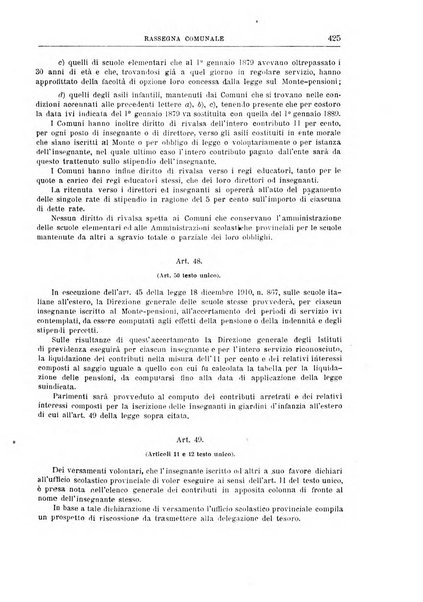 Rassegna comunale studi, legislazione, giurisprudenza, cronache con speciale riguardo ai poteri doi polizia ed ai servizi pubblici