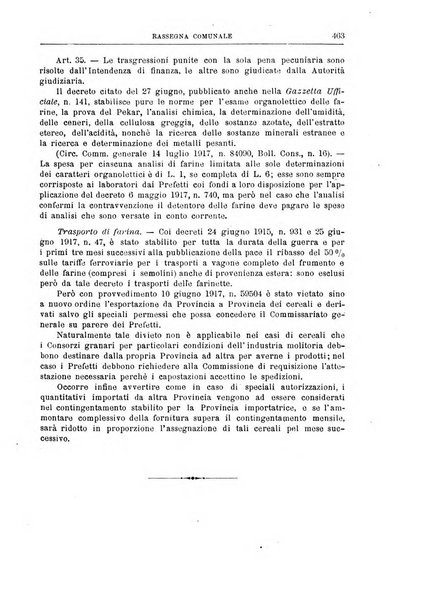 Rassegna comunale studi, legislazione, giurisprudenza, cronache con speciale riguardo ai poteri doi polizia ed ai servizi pubblici