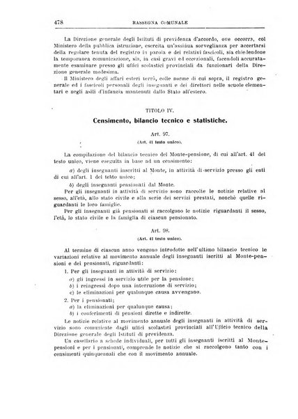 Rassegna comunale studi, legislazione, giurisprudenza, cronache con speciale riguardo ai poteri doi polizia ed ai servizi pubblici