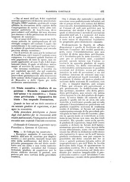 Rassegna comunale studi, legislazione, giurisprudenza, cronache con speciale riguardo ai poteri doi polizia ed ai servizi pubblici