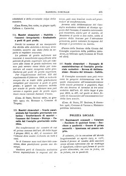 Rassegna comunale studi, legislazione, giurisprudenza, cronache con speciale riguardo ai poteri doi polizia ed ai servizi pubblici