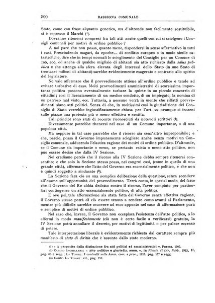 Rassegna comunale studi, legislazione, giurisprudenza, cronache con speciale riguardo ai poteri doi polizia ed ai servizi pubblici