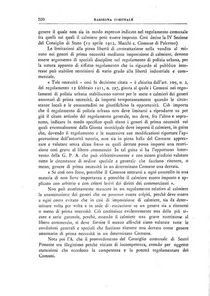 Rassegna comunale studi, legislazione, giurisprudenza, cronache con speciale riguardo ai poteri doi polizia ed ai servizi pubblici