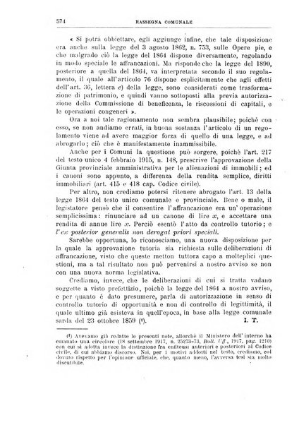 Rassegna comunale studi, legislazione, giurisprudenza, cronache con speciale riguardo ai poteri doi polizia ed ai servizi pubblici