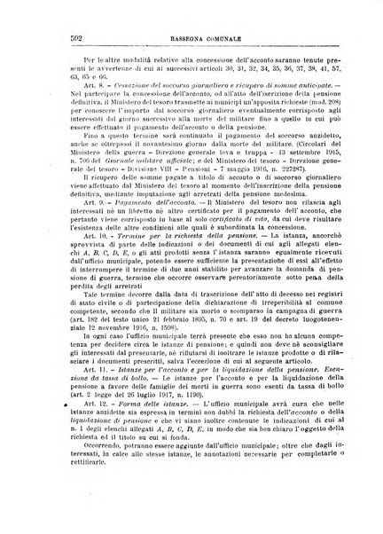 Rassegna comunale studi, legislazione, giurisprudenza, cronache con speciale riguardo ai poteri doi polizia ed ai servizi pubblici