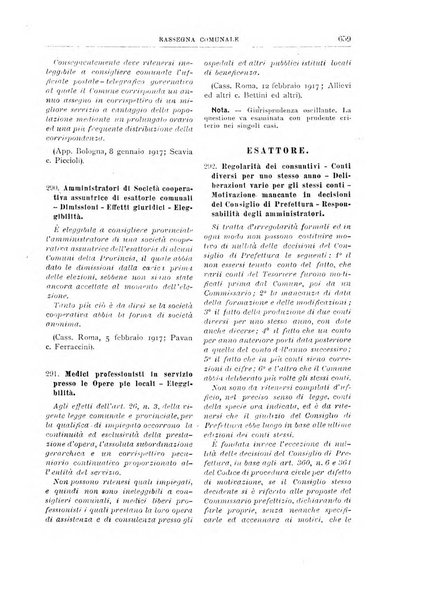 Rassegna comunale studi, legislazione, giurisprudenza, cronache con speciale riguardo ai poteri doi polizia ed ai servizi pubblici