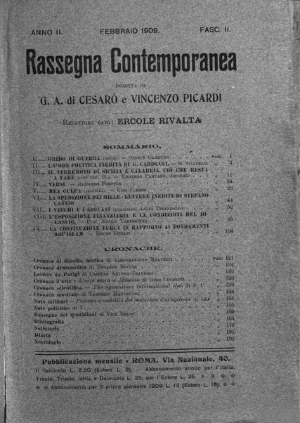 Rassegna contemporanea