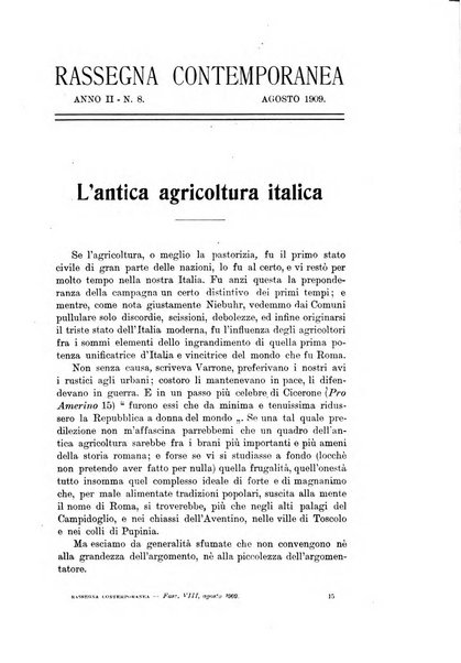 Rassegna contemporanea