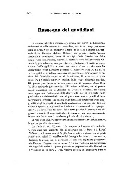 Rassegna contemporanea