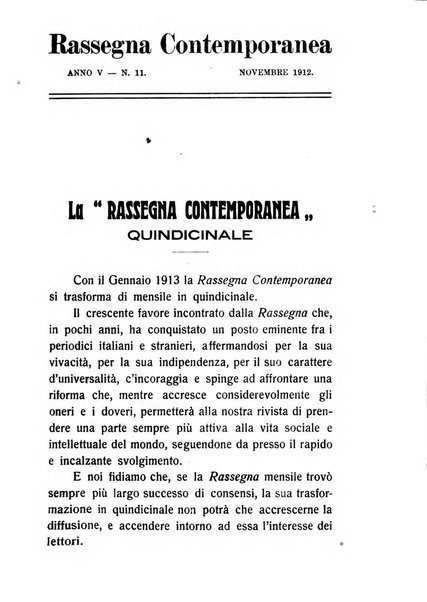 Rassegna contemporanea