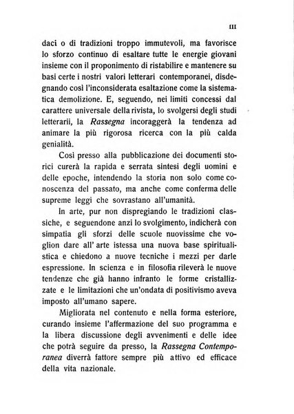 Rassegna contemporanea