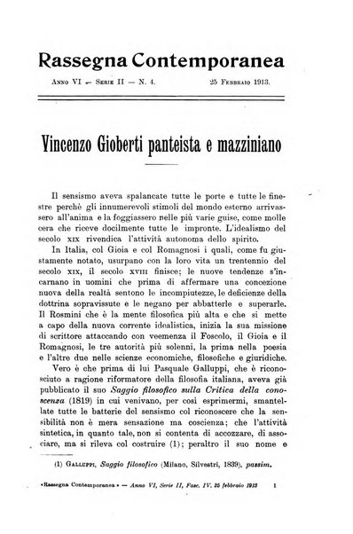 Rassegna contemporanea