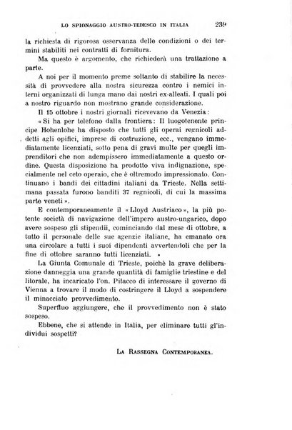 Rassegna contemporanea