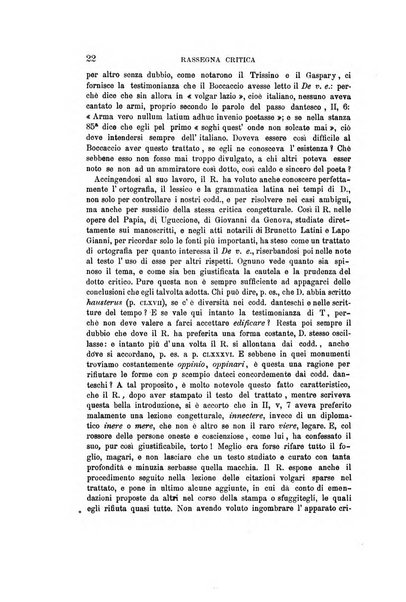 Rassegna critica della letteratura italiana