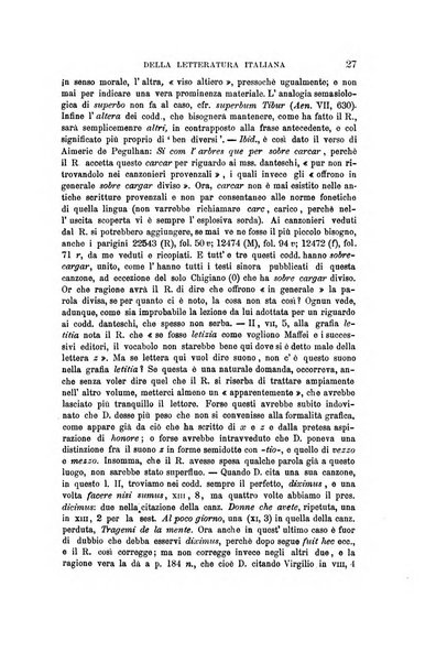 Rassegna critica della letteratura italiana