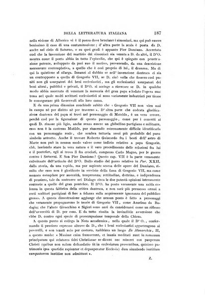 Rassegna critica della letteratura italiana