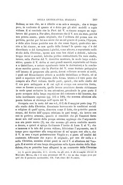 Rassegna critica della letteratura italiana