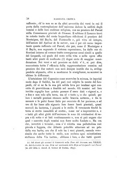 Rassegna critica della letteratura italiana