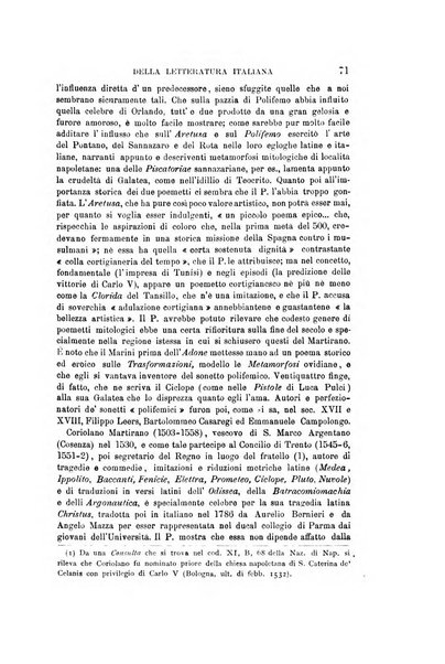 Rassegna critica della letteratura italiana