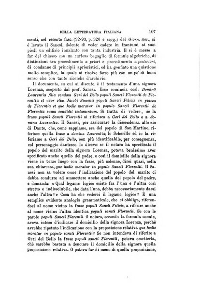 Rassegna critica della letteratura italiana