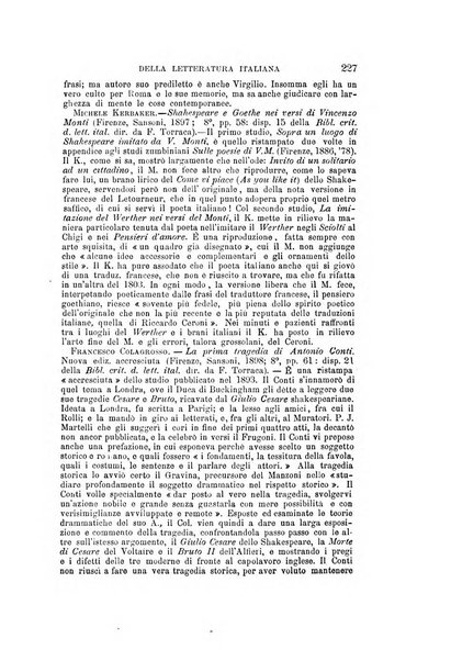 Rassegna critica della letteratura italiana