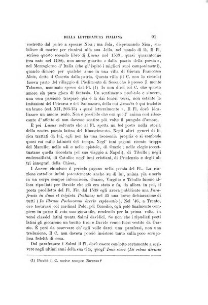 Rassegna critica della letteratura italiana