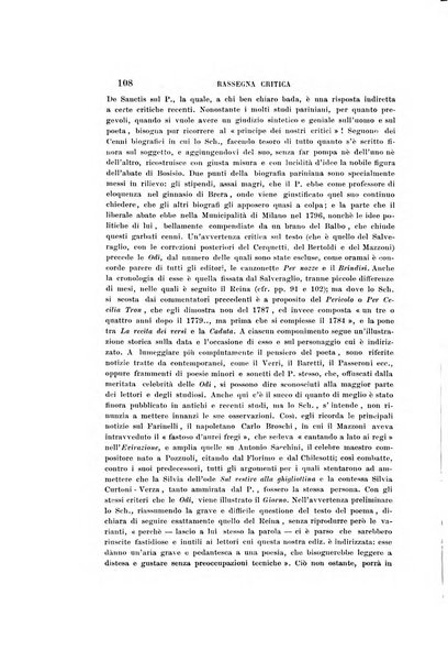 Rassegna critica della letteratura italiana