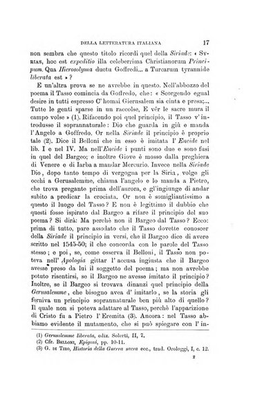 Rassegna critica della letteratura italiana