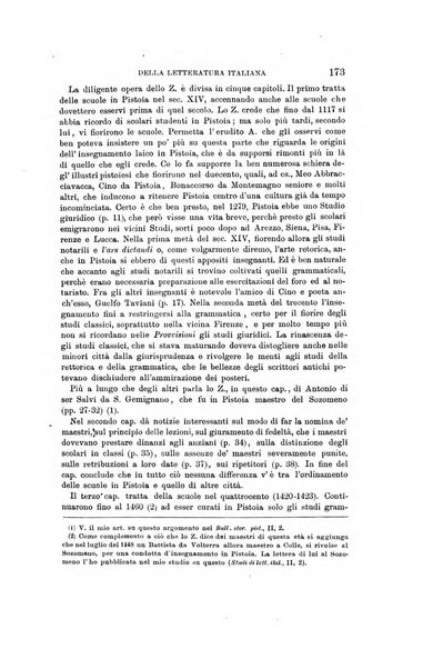 Rassegna critica della letteratura italiana