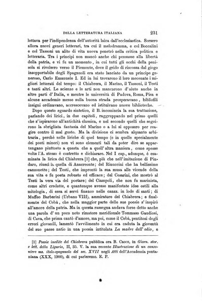 Rassegna critica della letteratura italiana