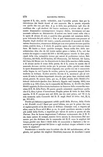 Rassegna critica della letteratura italiana