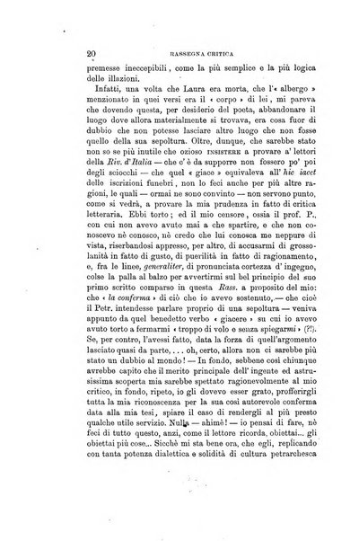 Rassegna critica della letteratura italiana