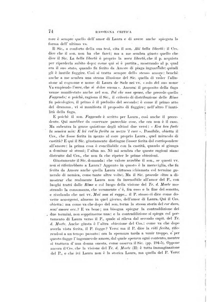 Rassegna critica della letteratura italiana