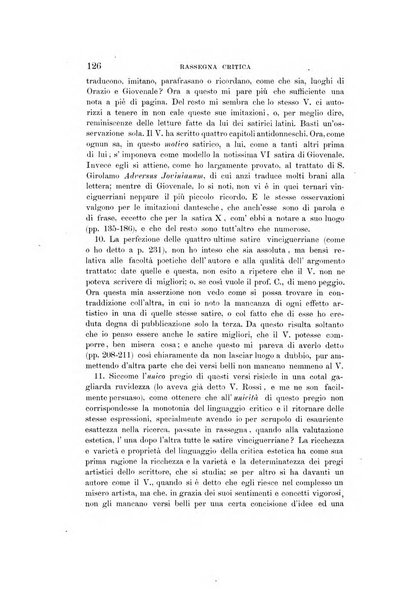 Rassegna critica della letteratura italiana