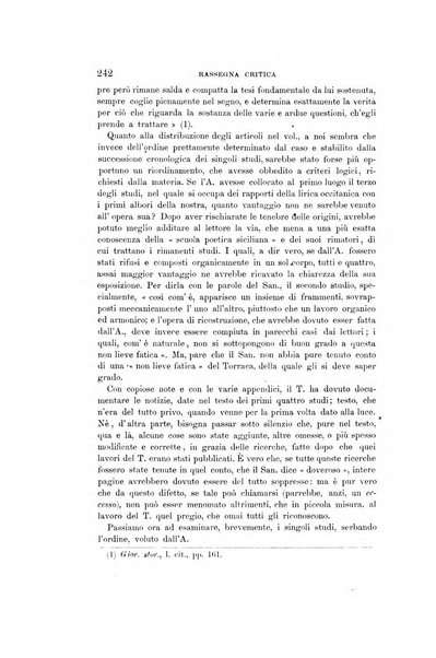 Rassegna critica della letteratura italiana