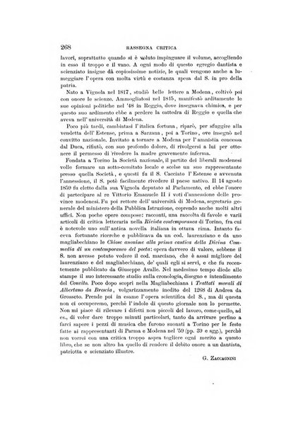 Rassegna critica della letteratura italiana