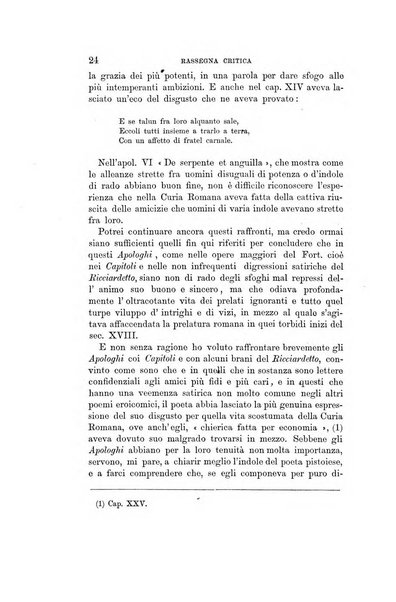 Rassegna critica della letteratura italiana