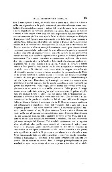 Rassegna critica della letteratura italiana