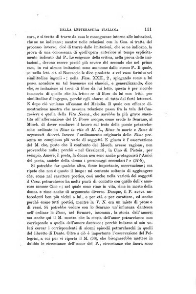 Rassegna critica della letteratura italiana