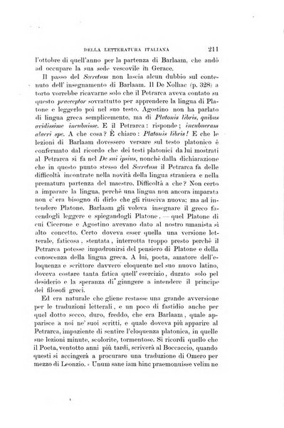 Rassegna critica della letteratura italiana