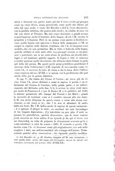 Rassegna critica della letteratura italiana