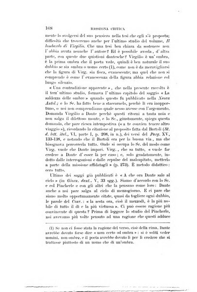 Rassegna critica della letteratura italiana