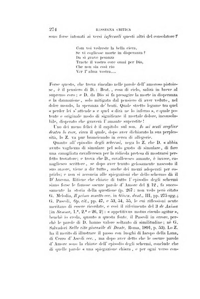 Rassegna critica della letteratura italiana